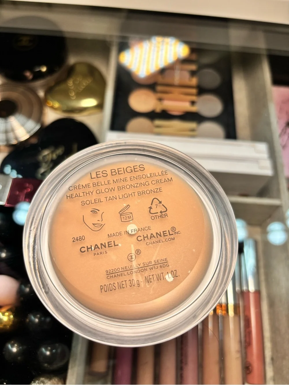 CHANEL Black Compact Highlighter